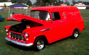 <1955 Chevrolet chevy ppanel truck delivery>