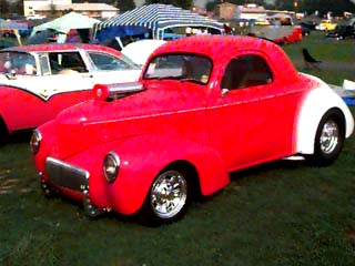 <pink willys coupe>